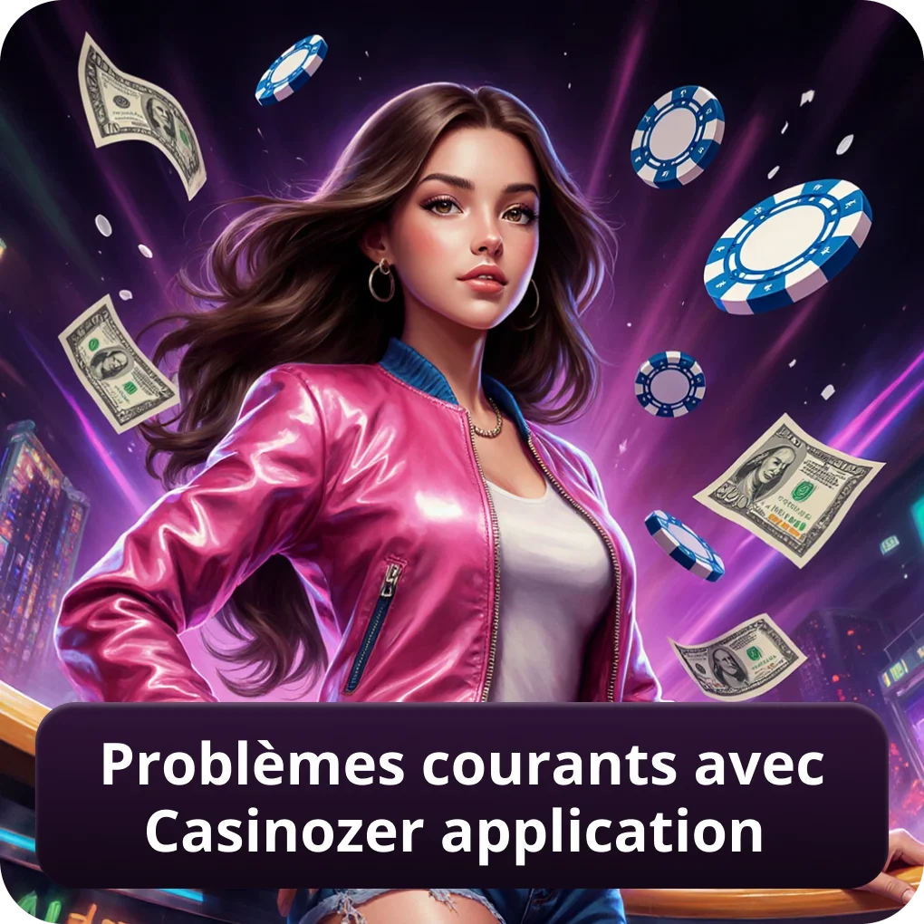 Problèmes courants avec Casinozer application